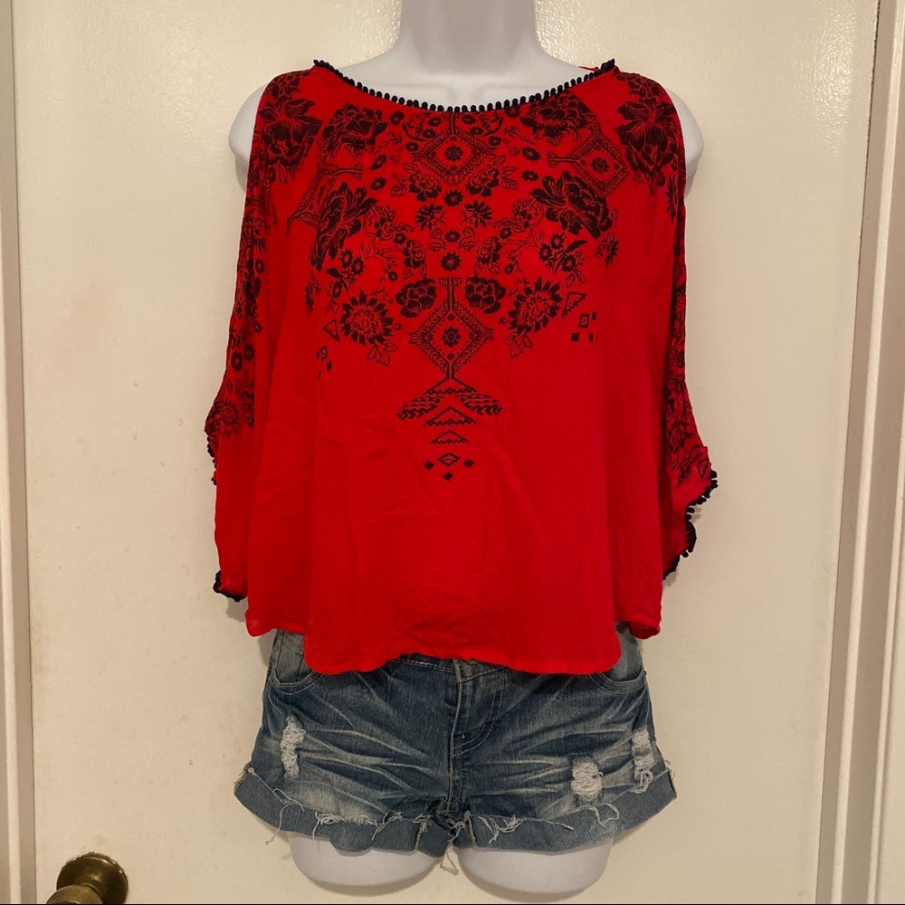 Ecote Sexy Red Top